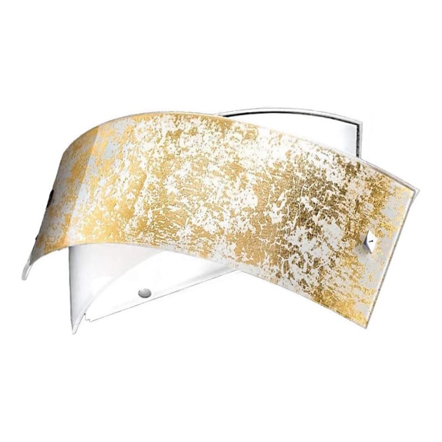 Gea Luce CAMILLA A P oro - Væglampe CAMILLA 2xE14/28W/230V 34 cm guldfarvet