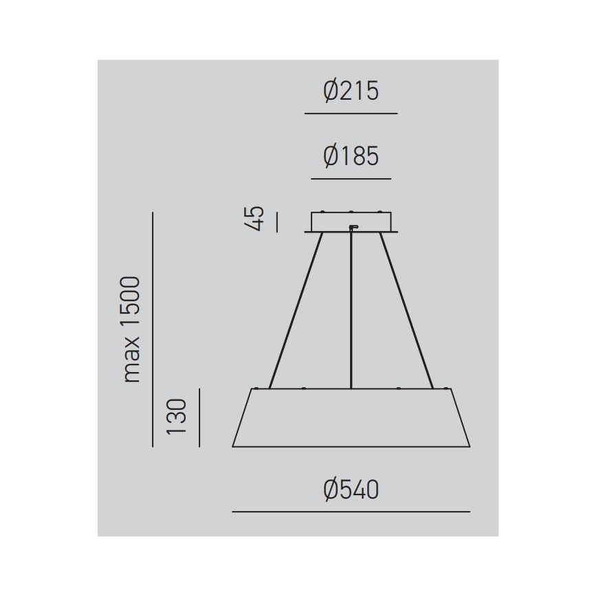 Gea Luce JULIETTE S B - LED pendel dæmpbar JULIETTE LED/50W/230V hvid