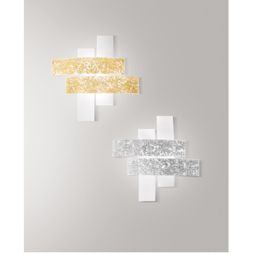 Gea Luce LARA P P oro - Loftlampe LARA 2xE27/52W/230V 50 cm guldfarvet