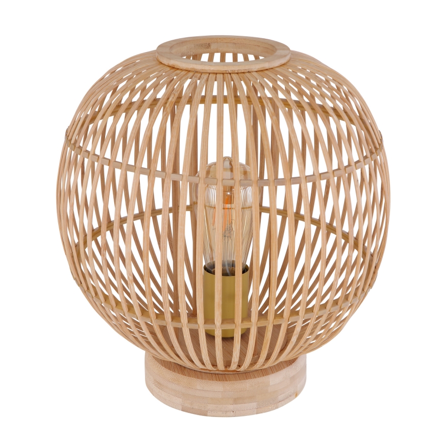 Globo - Bordlampe 1xE27/60W230V bambus
