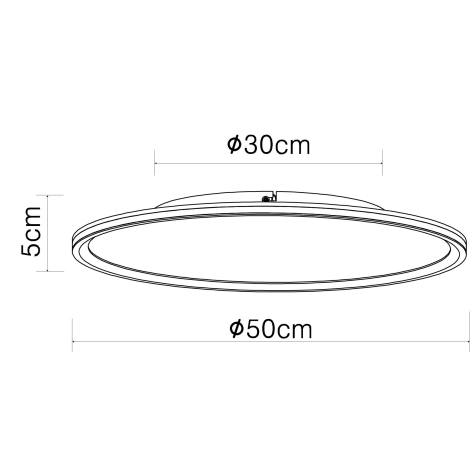 Globo - LED loftlampe LED/58W/230V diameter 50 cm