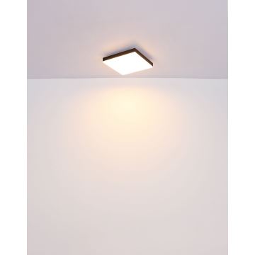 Globo - LED loftlampe LED/18W/230V 30x30 cm sort