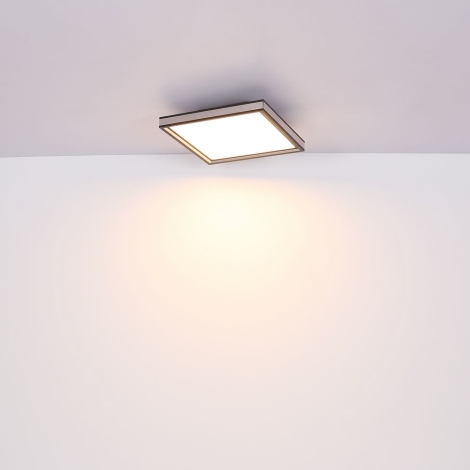 Globo - LED loftlampe LED/12W/230V 30x30 cm sort/hvid