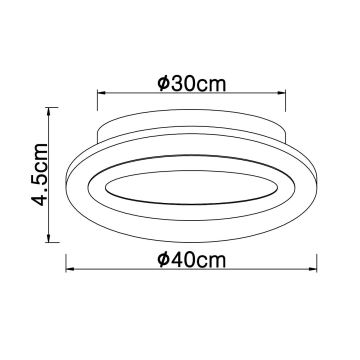 Globo - LED loftlampe LED/15W/230V