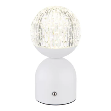 Globo - LED bordlampe m. touch-funktion dæmpbar LED/2W/5V 2700/4000/65000K 1800 mAh hvid