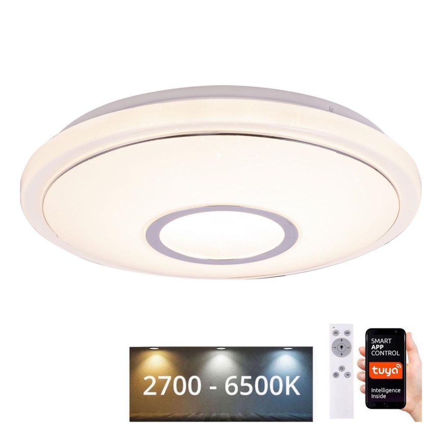 Globo - Loftlampe m. RGBW-farver dæmpbar LED/16W/230V 2700-6500K WiFi Tuya + fjernbetjening