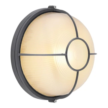 Globo - Udendørs væglampe 1xE27/60W/230V IP44 diam. 25 cm