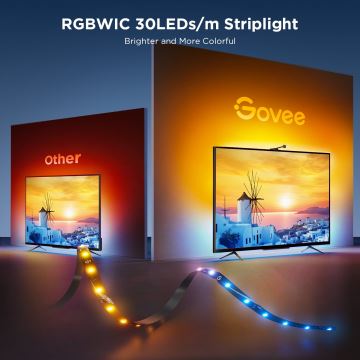 Govee - Baggrundslys 3S Netflix TV 55-65" SMART LED baggrundslys RGBICW Wi-Fi + fjernbetjening