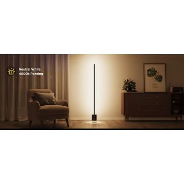 Govee - LED gulvlampe Smart MATTER LED RGBICWW 2200-6500K Wi-Fi + fjernbetjening