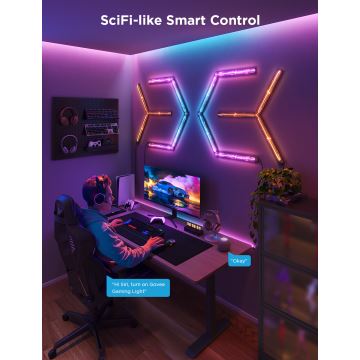 Govee - Smart Gaming (4+1) væglampe RGBIC Wi-Fi