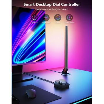 Govee - SÆT 2x Smart Gaming Wi-Fi LED RGBIC paneler + Smart Dual + fjernbetjening