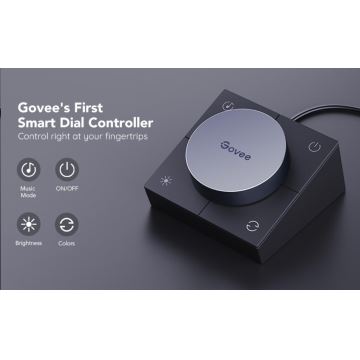 Govee - SÆT 2x Smart Gaming Wi-Fi LED RGBIC paneler + Smart Dual + fjernbetjening