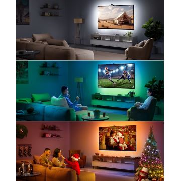 Govee - TV baggrundslys 3 Lite TV 55-65" SMART LED baggrundslys RGBICW Wi-Fi IP67
