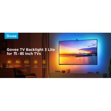 Govee - TV baggrundslys 3 Lite TV 75-85" SMART LED baggrundslys RGBICW Wi-Fi IP67 +RC