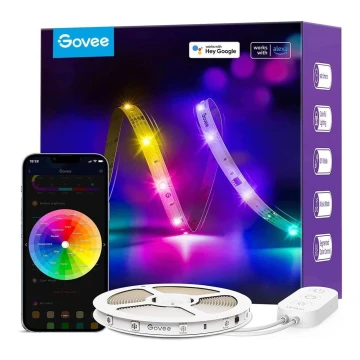 Govee - Wi-Fi RGBIC Smart PRO LED lysbånd 5m