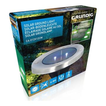 Grundig - LED solcellebelysning 2xLED/1,2V