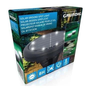 Grundig - LED solcellelampe 8xLED