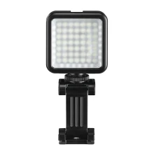 Hama - LED Dæmpbar lampe til telefoner, kameraer og videokameraer LED/5,5W/2xAA
