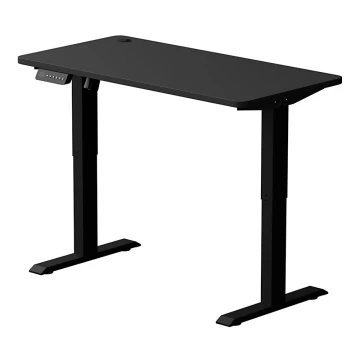 Højdejusterbar skrivebord LEVANO 120x60 cm sort