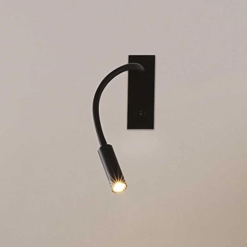Ideal Lux - LED Fleksibel lille lampe IO LED/3W/230V CRI 90 sort