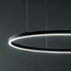 Ideal Lux - LED pendel ORACLE SLIM LED/32W/230V diameter 50 cm sort