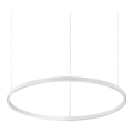 Ideal Lux - LED pendel ORACLE SLIM LED/38W/230V diameter 70 cm hvid