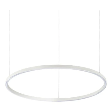Ideal Lux - LED pendel ORACLE SLIM LED/38W/230V diameter 70 cm hvid