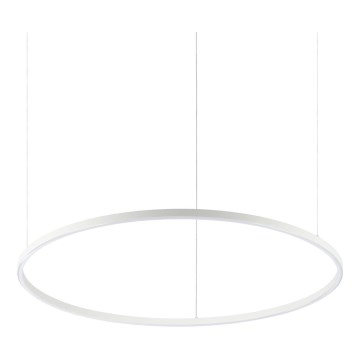 Ideal Lux - LED pendel ORACLE SLIM LED/55W/230V diameter 90 cm hvid