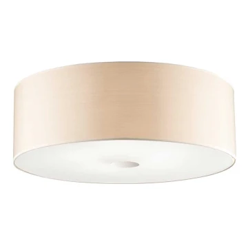 Ideal Lux - Loftlampe WOODY 5xE27/60W/230V diameter 60 cm beige