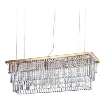 Ideal Lux – Lysekrone i krystal MARTINEZ 8×E14/40W/230V