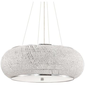 Ideal Lux - Lysekrone i krystal PASHA 14xE14/40W/230V diameter 65 krom