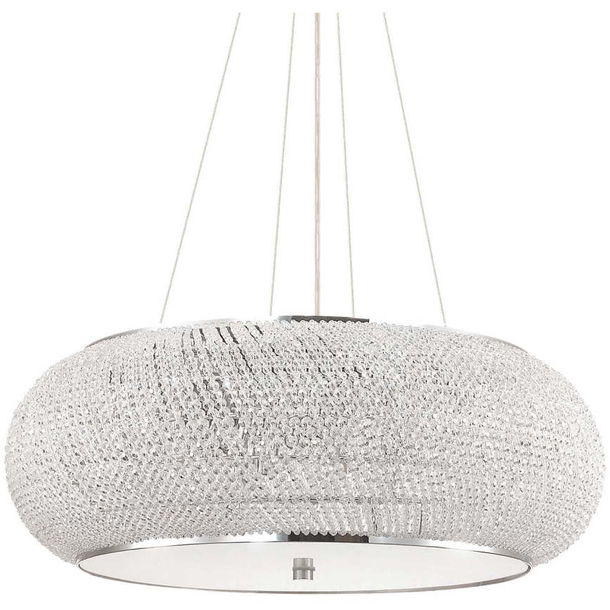 Ideal Lux - Lysekrone i krystal PASHA 14xE14/40W/230V diameter 65 krom