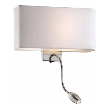 Ideal Lux - Væglampe 1xE27/60W/230V + 1x1W/LED