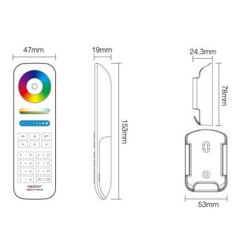 Immax NEO 07087-3 - Universal fjernbetjening RGB+CCT MiBOXER Tuya