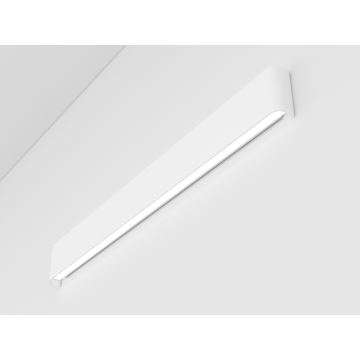 Immax NEO 07137-W - LED SMART Væglampe dæmpbar LINEA hvid LED/40W/230V + fjernbetjening 76 cm Tuya ZigBee