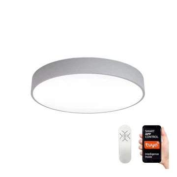 Immax NEO 07143-GR60 - LED loftlampe dæmpbar RONDATE LED/50W/230V Tuya grå + fjernbetjening