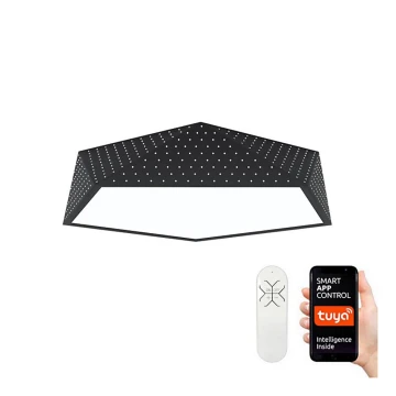 Immax NEO 07151-B60 - LED loftlampe dæmpbar BRILIANT LED/45W/230V Wi-Fi Tuya sort + fjernbetjening