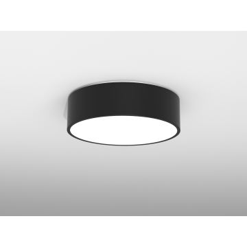 Immax NEO 07200L - LED loftlampe dæmpbar RONDATE LED/18W/230V 3000-6000K diameter 25 cm sort Tuya + fjernbetjening