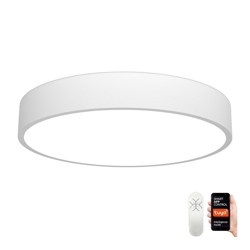 Immax NEO 07207L - LED loftlampe dæmpbar RONDATE 65W/230V 3000-6000K Tuya hvid + fjernbetjening