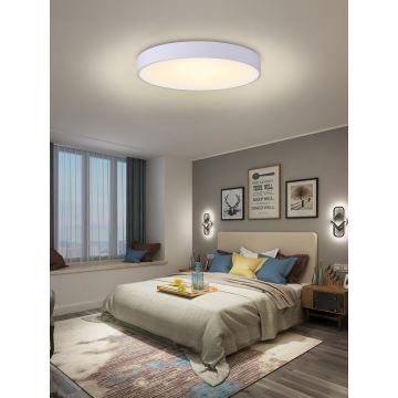 Immax NEO 07207L - LED loftlampe dæmpbar RONDATE 65W/230V 3000-6000K Tuya hvid + fjernbetjening