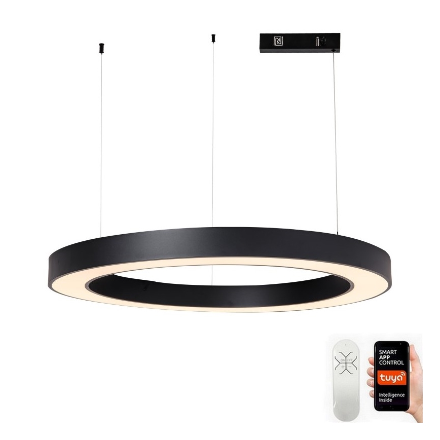 Immax NEO 07211L - LED pendel dæmpbar PASTEL LED/68W/230V 2700-6500K Tuya sort + fjernbetjening