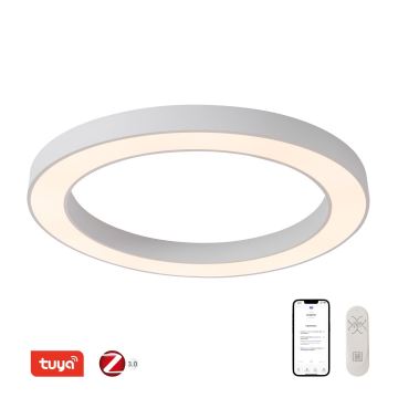 Immax NEO 07213L - LED loftlampe dæmpbar PASTEL LED/68W/230V 95 cm hvid Tuya + fjernbetjening