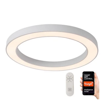 Immax NEO 07213L - LED loftlampe dæmpbar PASTEL LED/68W/230V 95 cm hvid Tuya + fjernbetjening