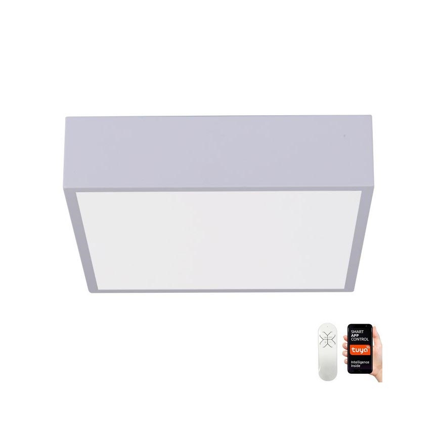 Immax NEO 07238L - LED loftlampe dæmpbar CANTO LED/22W/230V hvid Tuya + fjernbetjening