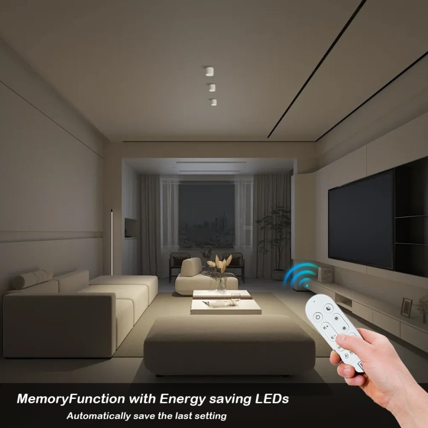 Immax NEO 07241L - LED loftlampe dæmpbar RONDATE LED/18W/230V 11,5cm Wi-Fi Tuya