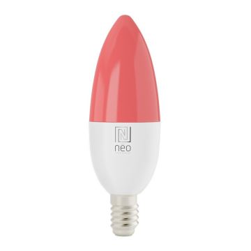 Immax NEO 07716L - LED RGB+CCT Lyspære dæmpbar E14/5,5W/230V 2700K Wi-Fi Tuya