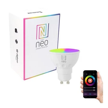 Immax NEO 07724L - LED RGB+CCT Lyspære dæmpbar GU10/5,5W/230V 2700K Wi-Fi Tuya