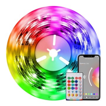 Immax NEO 07726L - LED strip RGB+CCT dæmpbar NEO LITE LED/24W/230V 5 m IP65 MUSIC Wi-Fi Tuya + fjernbetjening