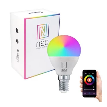 Immax NEO 07745L - LED RGB+CCT Lyspære dæmpbar E14/6W/230V 2700-6500K Wi-Fi Tuya