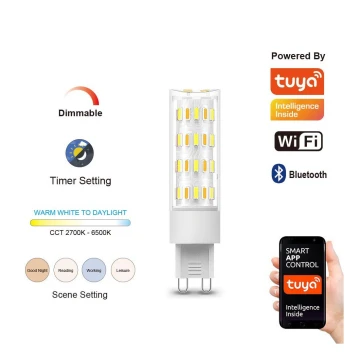 Immax NEO 07763L - LED-pære dæmpbar NEO LITE G9/4W/230V 2700-6500K Wi-Fi Tuya